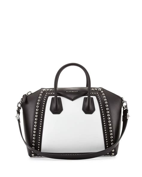 givenchy black and white bag|Givenchy tote bag black.